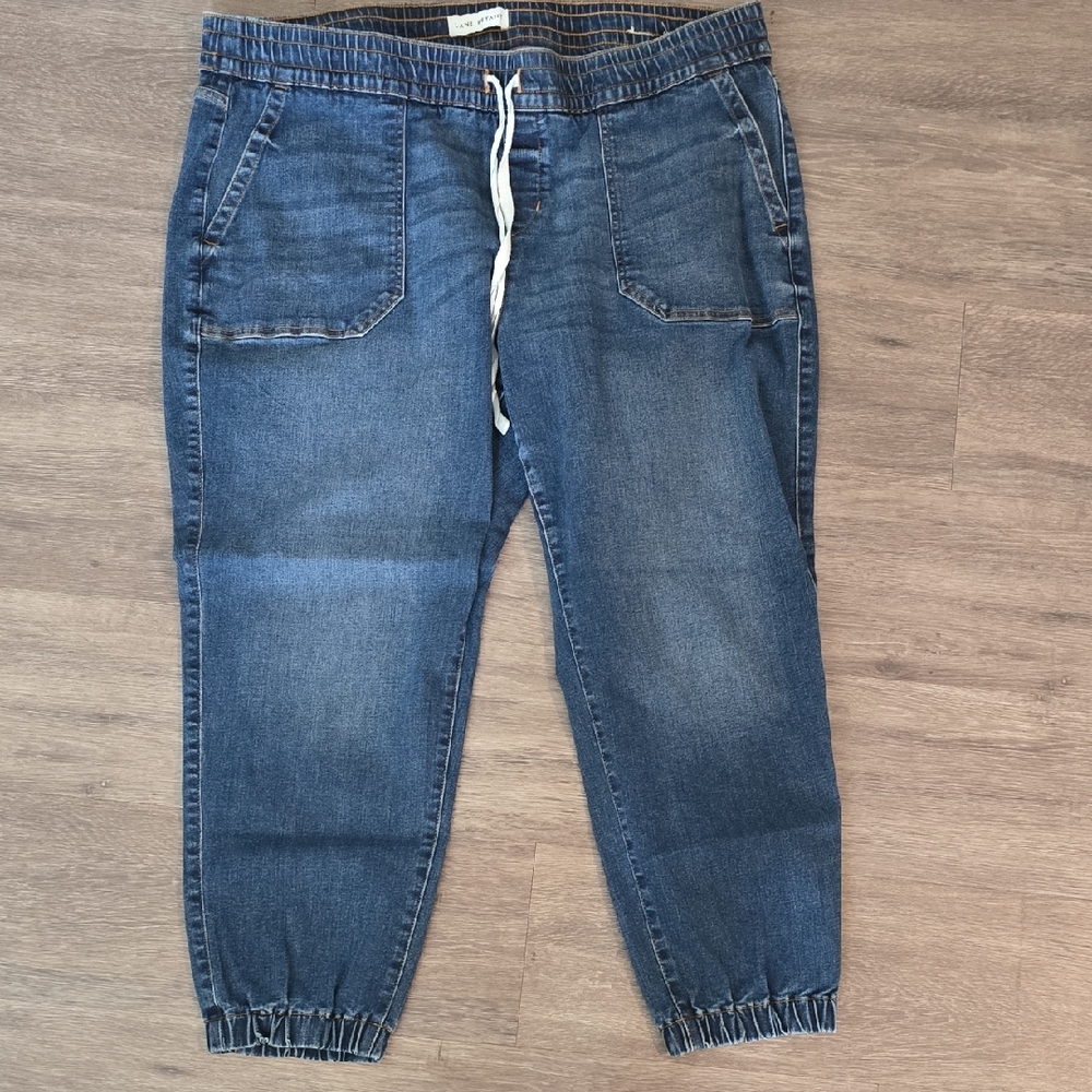 Lane Bryant Medium Wash Denim Jogger Jeans
